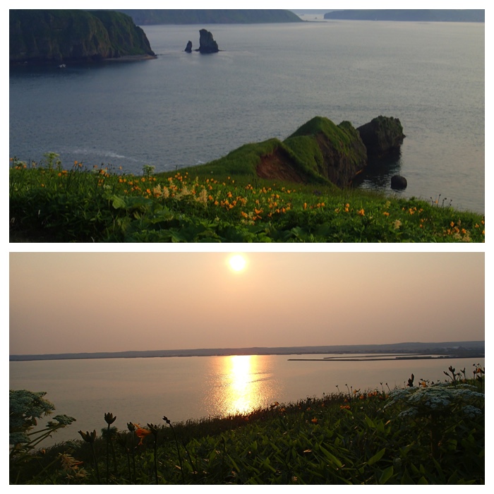 アゼチの夕日